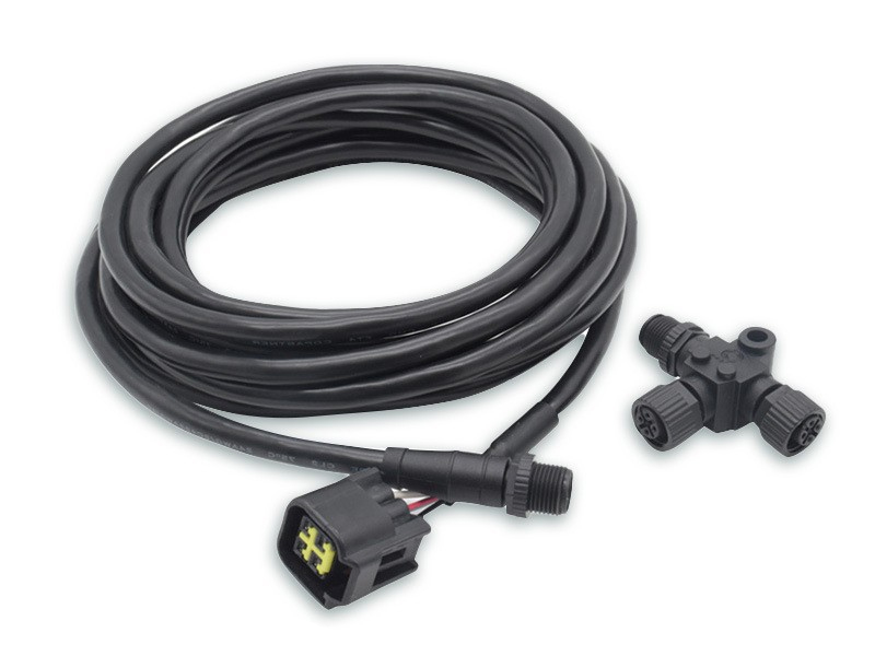 M12防水連接器5芯NMEA2000網(wǎng)絡塑膠接頭輪船屏蔽電源線航空插頭